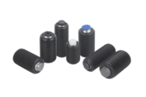 Pendelauflagen verstellbar mit O-Ring, auswechselbaren Einsätzen und Innensechskant Pendelauflagen verstellbar mit O-Ring, auswechselbaren Einsätzen und Innensechskant