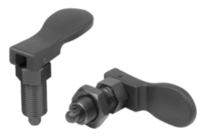 Arretierbolzen Stahl mit Kunststoff-Exzenterhebel - inch Arretierbolzen Stahl mit Kunststoff-Exzenterhebel - inch