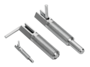 Arretierbolzen Stahl mit Zughaken - inch Arretierbolzen Stahl mit Zughaken - inch