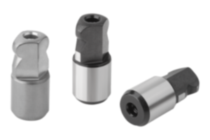 Aufnahmebolzen mit Kugelansatz abgeflacht Form C Aufnahmebolzen mit Kugelansatz abgeflacht Form C