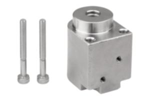Positionieraufnahmen Flansch Edelstahl pneumatisch Positionieraufnahmen Flansch Edelstahl pneumatisch