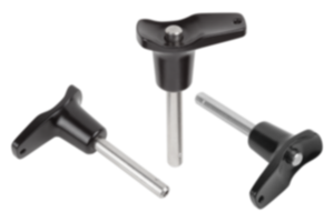 Kugelsperrbolzen mit Zinkdruckguss-L-Griff Kugelsperrbolzen mit Zinkdruckguss-L-Griff