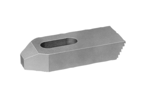 Spanneisen mit Treppenzähnen, Stahl Spanneisen mit Treppenzähnen, Stahl