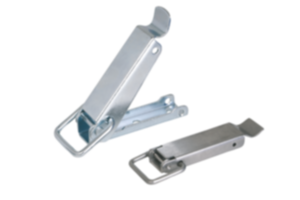 Spannverschlüsse Stahl oder Edelstahl mit Spannbügel bis 3000N, Anschraubbohrungen verdeckt Spannverschlüsse Stahl oder Edelstahl mit Spannbügel bis 3000N, Anschraubbohrungen verdeckt