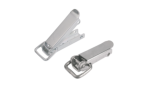 Spannverschlüsse Stahl oder Edelstahl mit Spannbügel, Anschraubbohrungen verdeckt Spannverschlüsse Stahl oder Edelstahl mit Spannbügel, Anschraubbohrungen verdeckt