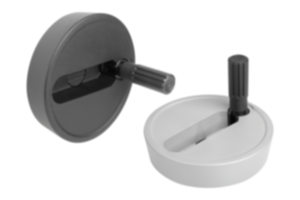 Scheibenhandräder Aluminium mit Zylindergriff umlegbar Scheibenhandräder Aluminium mit Zylindergriff umlegbar