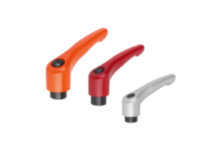 Klemmhebel Zinkdruckguss mit Innengewinde, seidenmatt, Gewindeeinsatz Stahl brüniert - inch Klemmhebel Zinkdruckguss mit Innengewinde, seidenmatt, Gewindeeinsatz Stahl brüniert - inch