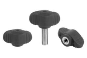 Flügelgriffe "Miniwing" Kunststoff metall-detektierbar Flügelgriffe "Miniwing" Kunststoff metall-detektierbar