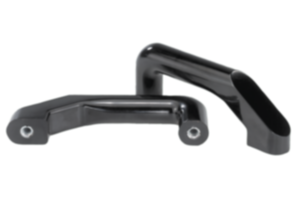 Bügelgriffe Kunststoff rund mit einseitiger Schräge Bügelgriffe Kunststoff rund mit einseitiger Schräge