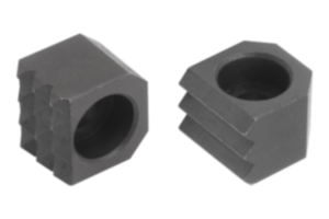 Grippers, Werkzeugstahl, viereckig mit Senkbohrung Grippers, Werkzeugstahl, viereckig mit Senkbohrung