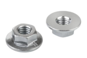 Sechskantmuttern mit Flansch Sechskantmuttern mit Flansch