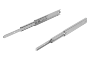 Teleskopschienen Stahl für Seitenmontage, Vollauszug, Tragkraft bis 124 kg Teleskopschienen Stahl für Seitenmontage, Vollauszug, Tragkraft bis 124 kg