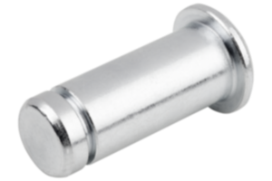 Bolzen mit Einstich für Wellensicherung passend für Gabelköpfe Bolzen mit Einstich für Wellensicherung passend für Gabelköpfe