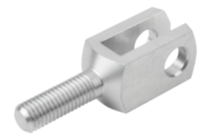 Gabelköpfe Stahl oder Edelstahl mit Außengewinde Gabelköpfe Stahl oder Edelstahl mit Außengewinde