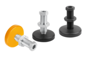 Stellfüße Stahl mit Hohlschraube  Stellfüße Stahl mit Hohlschraube