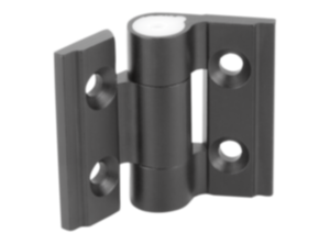 Scharnier aus Aluminium, mit einstellbarer Friktion Scharnier aus Aluminium, mit einstellbarer Friktion