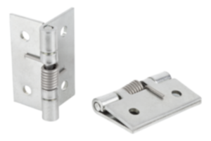 Federscharniere aus Stahl, Edelstahl oder Aluminium 50 mm Federscharniere aus Stahl, Edelstahl oder Aluminium 50 mm