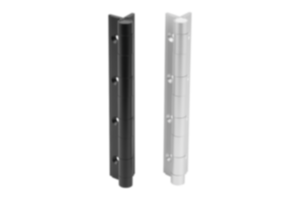 Federscharniere Aluminiumprofil-Spannfederscharniere 0,9 Nm, lange Ausführung Federscharniere Aluminiumprofil-Spannfederscharniere 0,9 Nm, lange Ausführung