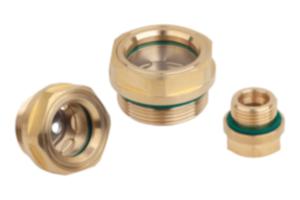 Ölschaugläser Messing mit Sicherheitsglas  Ölschaugläser Messing mit Sicherheitsglas