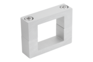 Flanschklemmstücke Aluminium für Lineareinheit quadratisch Flanschklemmstücke Aluminium für Lineareinheit quadratisch