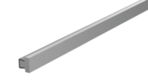 Seitenführungen Kunststoff flach mit konischem Halteprofil Seitenführungen Kunststoff flach mit konischem Halteprofil