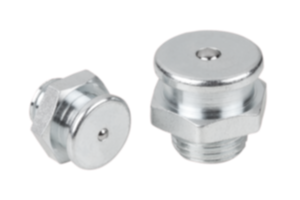 Schmiernippel flach nach DIN 3404 Schmiernippel flach nach DIN 3404