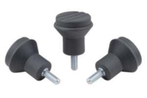 Pilzknöpfe antibakteriell mit Außengewinde Stahlteile Edelstahl Pilzknöpfe antibakteriell mit Außengewinde Stahlteile Edelstahl