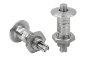 Sperrbolzen Edelstahl mit Edelstahl-Pilzgriff Sperrbolzen Edelstahl mit Edelstahl-Pilzgriff
