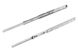 Teleskopschienen Stahl für Seitenmontage, Vollauszug, Tragkraft bis 30 kg Teleskopschienen Stahl für Seitenmontage, Vollauszug, Tragkraft bis 30 kg
